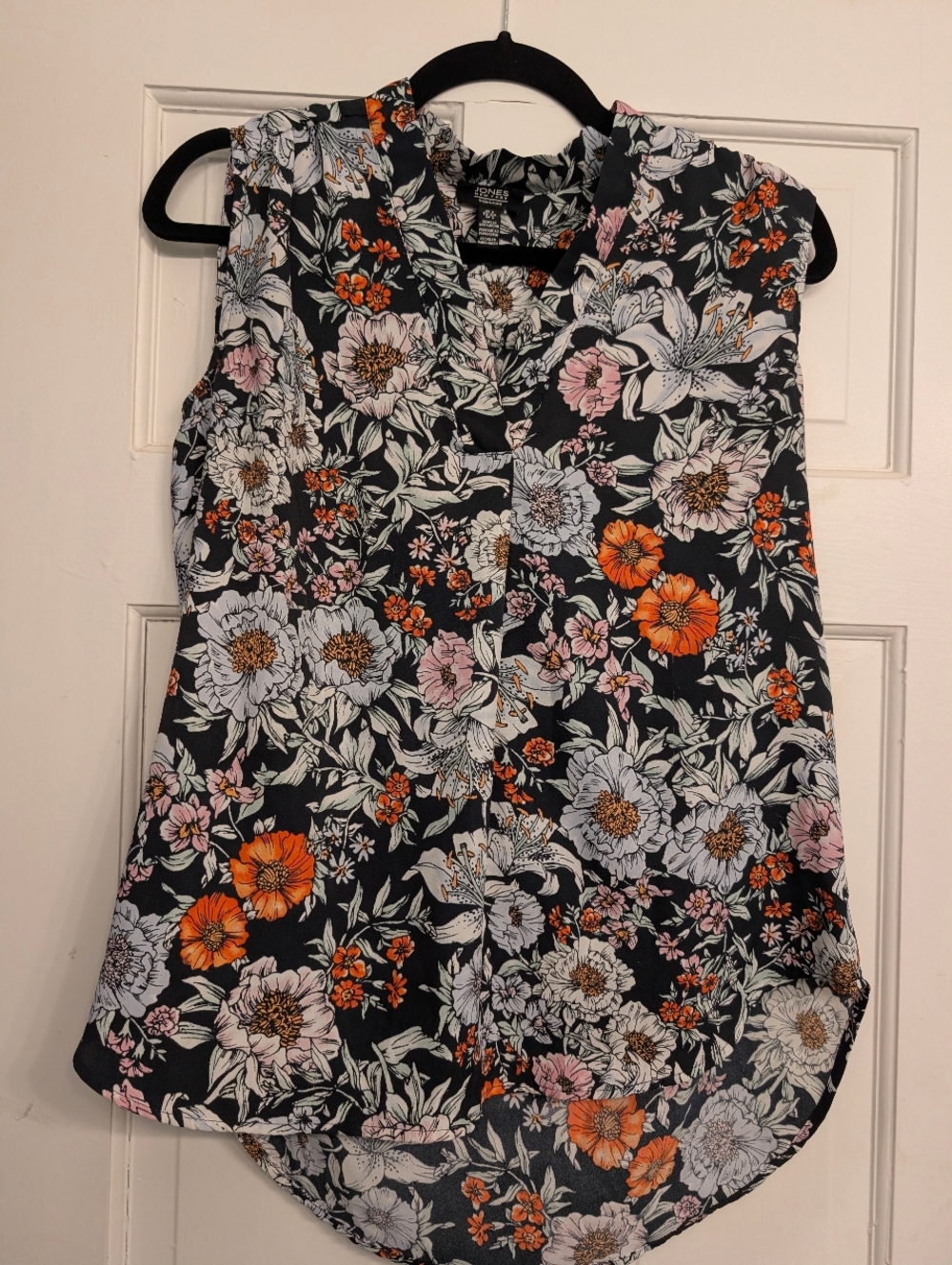 Jones New York Floral Shell Top
